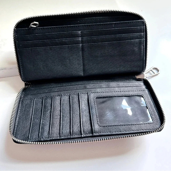 Liebeskind Berlin Lesley Snake Leather Large Zip Around RFID Protection Wallet - Picture 7 of 12